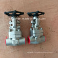 API6d 800lb 1500lb 2500lb Forged Steel Thread End Gate Valve